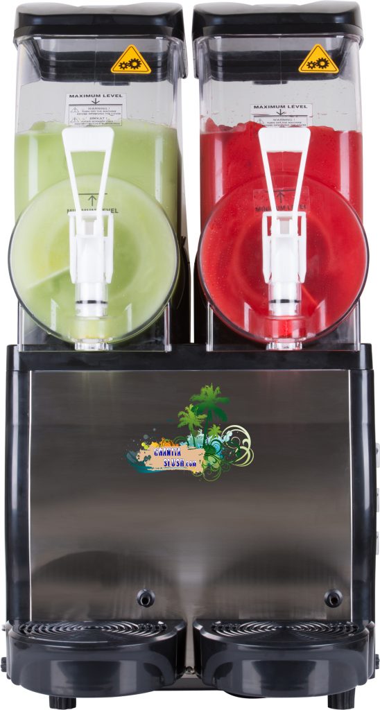 2 baks slushmachine goedkoop, professionele slushmachine